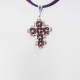 Small Cross - Arabella-Purple Suedine - 1